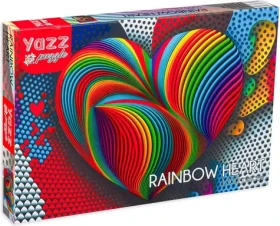 YAZZ Puzzle Duhové srdce