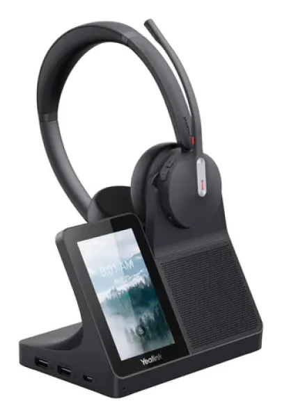 Yealink WH64 Dual černá / Stereo náhlavní souprava / mikrofon / Bluetooth 5.3 / USB-C / výdrž 48 h (1208736)