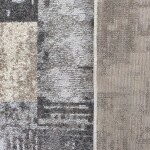 DumDekorace Moderní koberec Panamero - šedý s geometrickým vzorem Šířka: 80 cm | Délka: 150 cm