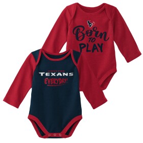 Outerstuff Dětské body Houston Texans NFL Born to Play Baby Body Set (2 ks)