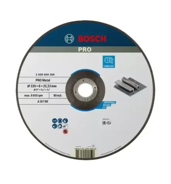 BOSCH 2608603184 / Brusný kotouč na kov / 230x22.23 mm (2608603184)