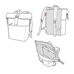 Batoh Reisenthel Rolltop Backpack black