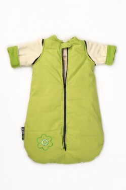 Babyvak Spací pytel malý s odepínacími rukávy - zelená/ smetanová