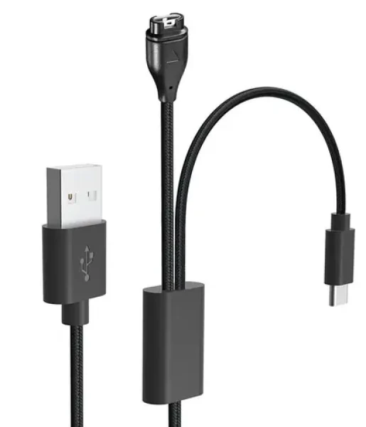Tactical USB Nabíjecí a Datový Kabel 2v1 pro Garmin Fenix 7 + USB-C 57983111856