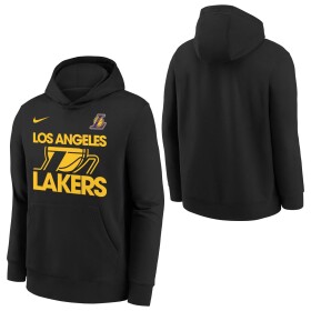 Nike Dětská mikina Los Angeles Lakers NBA Courtside Club Hoodie Černá (YOUTH)