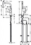 HANSGROHE - Talis Select M51 Dřezová baterie M5117-H300 s výsuvnou sprškou, sBOX, chrom 73867000