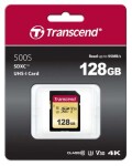 Transcend 500S SDXC 128GB / UHS-I / U3 / V30 / R: 95MBs / W: 60MBs (TS128GSDC500S)