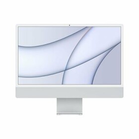 Apple iMac 24 Retina 4.5K M1 stříbrná / 24 4.5K / Apple M1 / 8GB / 256GB SSD / Apple 8-core / macOS Big Sur (MGPC3CZ/A)