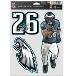 Samolepka Philadelphia Eagles NFL Saquon Barkley #26 Player Set (3 ks)% 1 ks