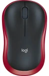 Logitech M185 červená / Myš / bezdrátová / optická / 1000 DPI / 3 tlačítka (5099206028845)