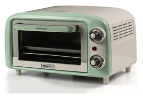 Ariete Mini Vintage zelená / Pečicí trouba / 800 W / 10 l / termostat 230 °C / časovač 60 min (3919GR)
