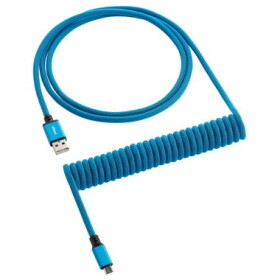 CableMod Classic Coiled Keyboard Cable Micro-USB - USB-A 1.5m Spectrum Blue / Kabel pro klávesnici (CM-CKCA-MLB-KLB150KLB-R)