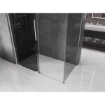 MEXEN/S - Velar sprchový kout, posuvné dveře 130 x 75 cm, grafit, chrom 871-130-075-41-01