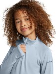 Dětské merino triko dlouhý rukáv, 1/2 zip ICEBREAKER Kids 260 Tech LS Half Zip, Zinc Blue velikost: 6