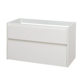 Mereo Opto, koupelnová skříňka 100 cm, bílá CN912SN