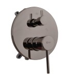 RAV Slezák - SEINA - Vanová/Sprchová baterie podomítková 2-cestná s tělesem a s boxem, Metal grey - kartáčovaná SE985BOXMGK SE985BOXMGK