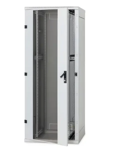 Triton 19" rozvaděč stojanový šedý / 47U/800x1200 / nosnost 800 kg / skleněné dveře (RMA-47-A82-CAX-N1)