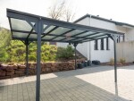 Hliníkový přístřešek (carport) – Helsinki (d. 503 × š. 305 × v. 232 cm), antracit 3,05, 5,03, Hliník