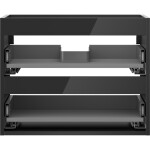 MEXEN - Box-A skříňka pro umyvadlo 60, 2 zásuvky, černá lesk 91AX0-0600-470-2-70