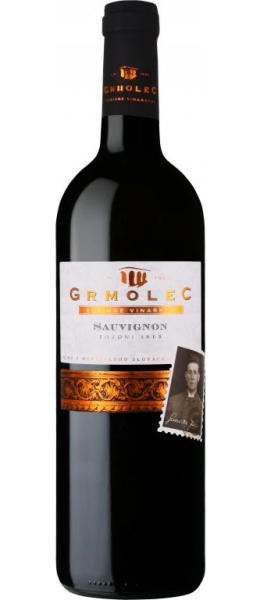 Vinařství Grmolec, Sauvignon pozdní sběr 2022, 11,5%, 0,75L (holá lahev)