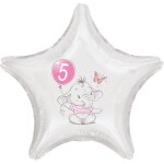 5.narozeniny růžový slon hvězda foliový balónek balonky.cz 5.narozeniny růžový slon hvězda foliový balónek balonky.cz