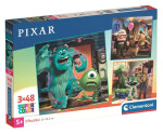 Puzzle Disney Pixar 3x48 dílků
