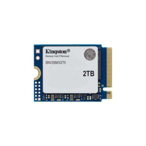Kingston SSD 2TB NV3, M.2 2230, NVMe PCIe Gen4x4, (R: 6000MB/s, W: 5000MB/s) EDF_1532062