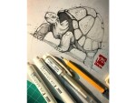 Marvy For Drawing dokumentní popisovač 1,2 mm černá