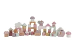 Little Dutch Kostky dřevěné 50 ks v tubě Fairy Garden