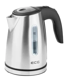 ECG RK 1050 stříbrná / rychlovarná konvice / 1500W / 1 L / nerez (100001368432)