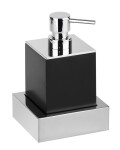 SAPHO - X-STEEL dávkovač mýdla na postavení 200ml, černá mat XS104B