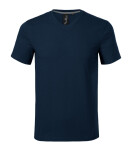 Action V-neck tričko pánské námořní modrá M