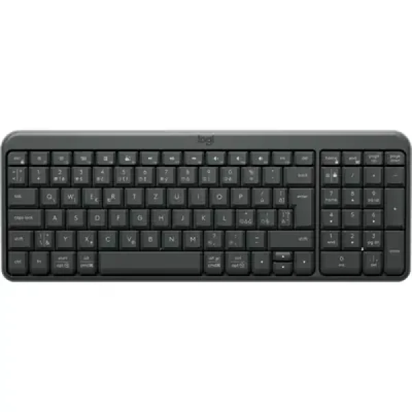 Rozbaleno - Logitech K250 CZ/SK černá / klávesnice / bezdrátová / BT / rozbaleno (920-013457.rozbaleno)