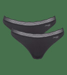 Sloggi GO Blush String 2P - Black - SLOGGI Black - SLOGGI BLACK L