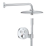 GROHE - Precision SmartControl Sprchový set s termostatem pod omítku, průměr 26 cm, 3 proudy, chrom 34878000