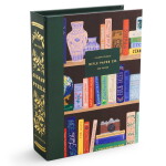 Rifle Paper Co. Puzzle Bookshelf 500 dílků, zelená barva, papír