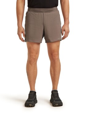 Pánské merino kraťasy ICEBREAKER Mens 125 ZoneKnit Speed 6 Shorts, Porcini velikost: M