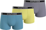 Pánské boxerky 3Pack UM0UM03185 0UM modré/žluté/šedé Tommy Hilfiger