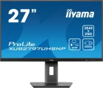 27" IIYAMA ProLite XUB2797UHSNP-B1 černá / IPS / 3840 x 2160 / 16:9 / 4ms / 1300:1 / 350cd / repro / HDMI / DP / USB-C (XUB2797UHSNP-B1)