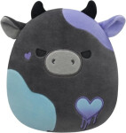 Squishmallows Tmavě šedá kráva - Smithereens 20 cm