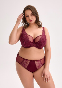 Gaia poloměkká podprsenka BSM 1313 Jovana Maxi Maroon kaštanové 105F