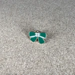 Pinarna.cz Zeleno-bílá mašle