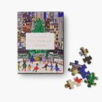 Rifle Paper Co. Vánoční mini puzzle Holiday On Ice 100 dílků, multi barva, papír