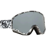 Dámské/pánské lyžařské brýle Volcom YAE OP ART/SILVER CHROME s UV ochranou pro snowboard šedé (VG0722318) jedna velikost