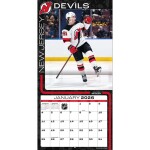 JF Turner Kalendář New Jersey Devils NHL 2026 Wall Calendar