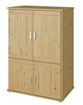 HP-Nábytek Skříň Beta 2D Praktik SMRK ROZMĚR: (š/v/h) 95 x 135 x 55 cm policová