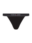 Dámská tanga UW0UW05122 BDS černé Tommy Hilfiger