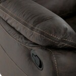 TV a relaxační křeslo s manuálním ovládáním, potah coffee látka v dekoru vintage