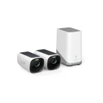 Anker eufy S330 bílá / Venkovní IP kamera se solárním nabíjením / 2x kamera + jednotka HomeBase 3 / 4K (T88713W1)