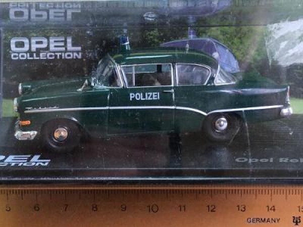 Opel Rekord P I (1957-1960) policie - IXO Altaya 1/43 (H22-9)